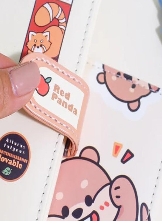 SWOPPERRY Diary for Kids -Journal Diary for Girls, Kawaii Diaries, Scrapbooking, Notepad for Students, Cute Stationery Items for Writing & Drawing (fun zoo) - Image 4